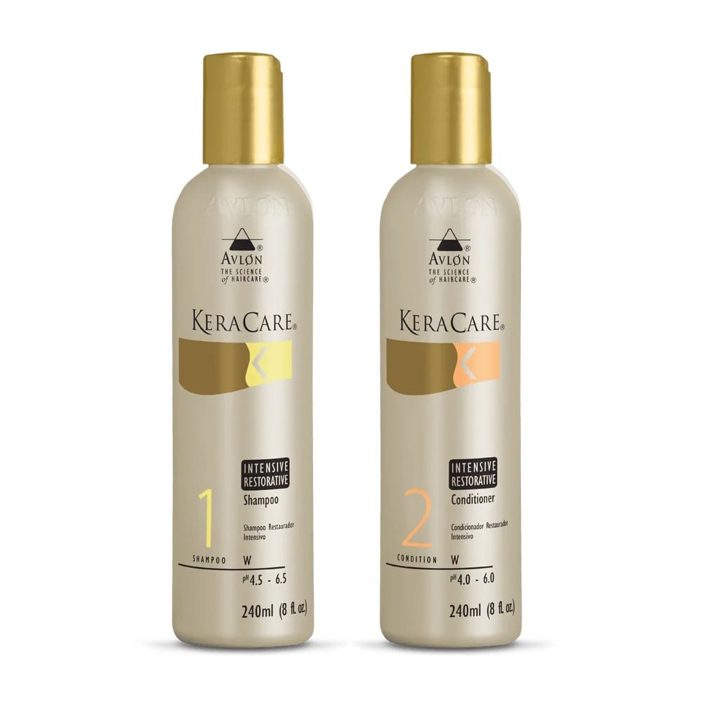 Kit Avlon KeraCare - Shampoo Intensive Restorative 240ml + Condicionador Intensive Restorative 240ml