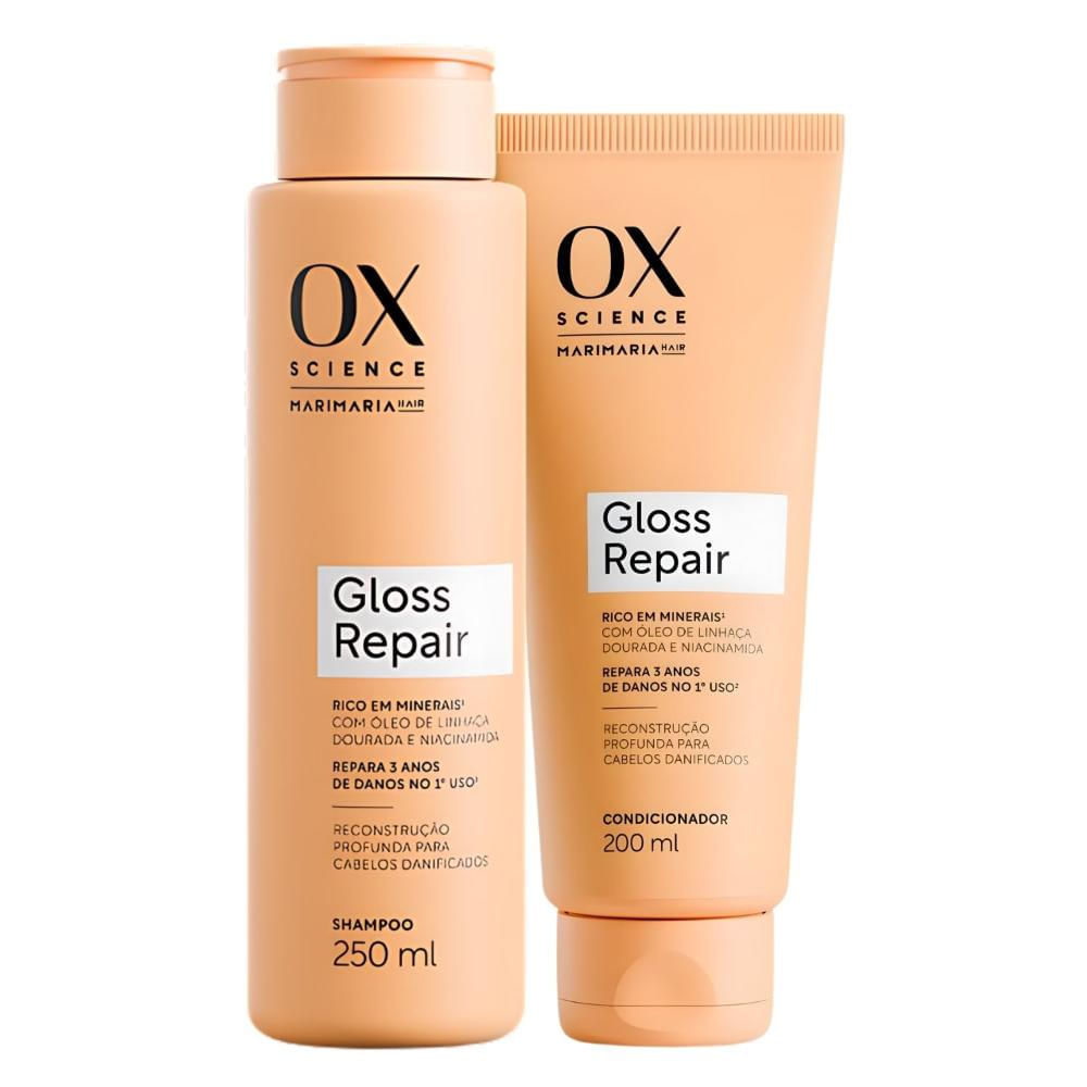 シャンプー MaRyy Kit Ox Science Mari Maria Hair Gloss Repair: Shampoo 250ml e