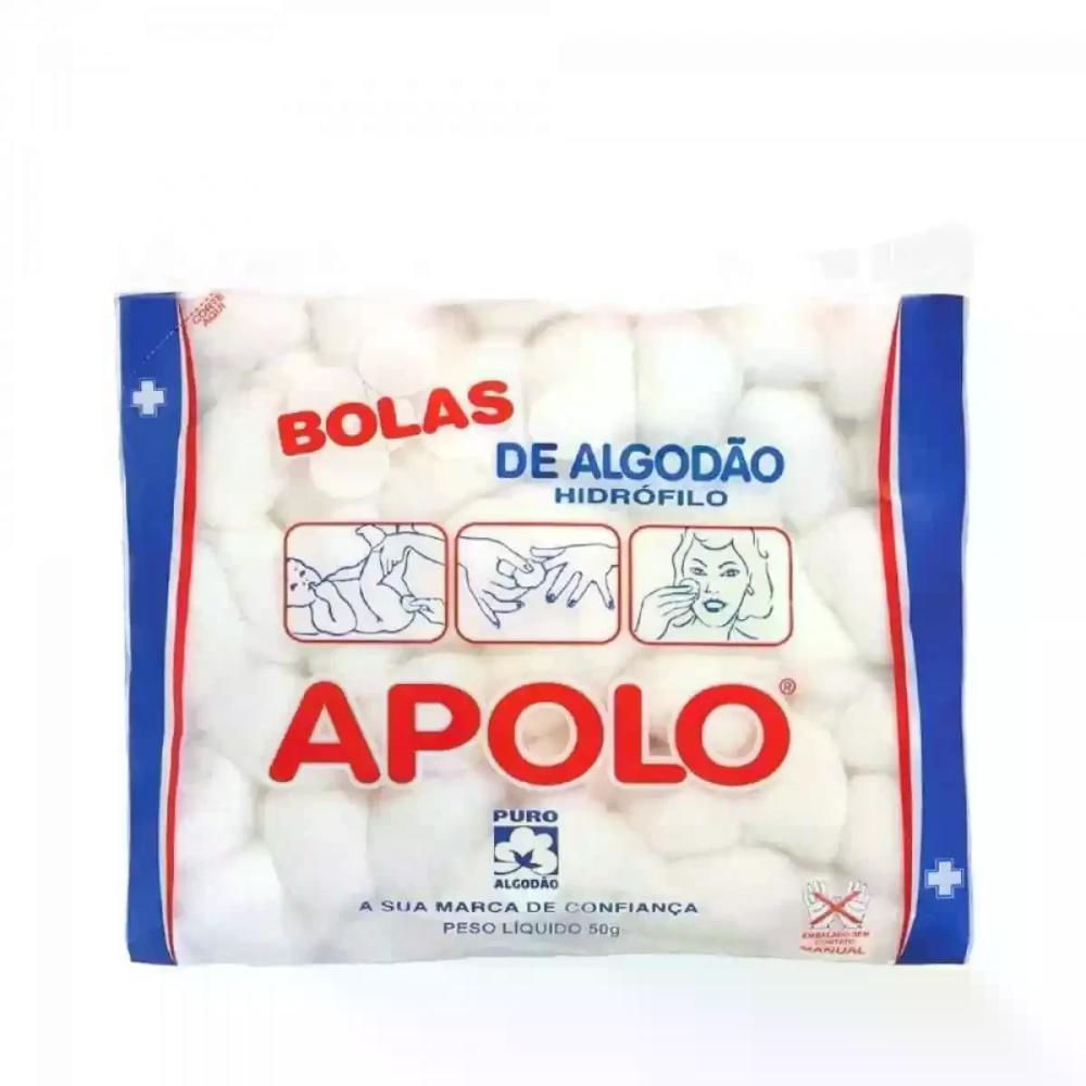 Algodão Bolas Apolo 50G