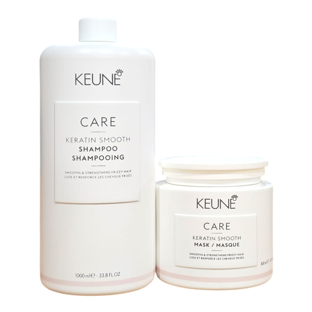 Kit Keune Keratin Smooth - Shampoo 1L +  Máscara 500ml