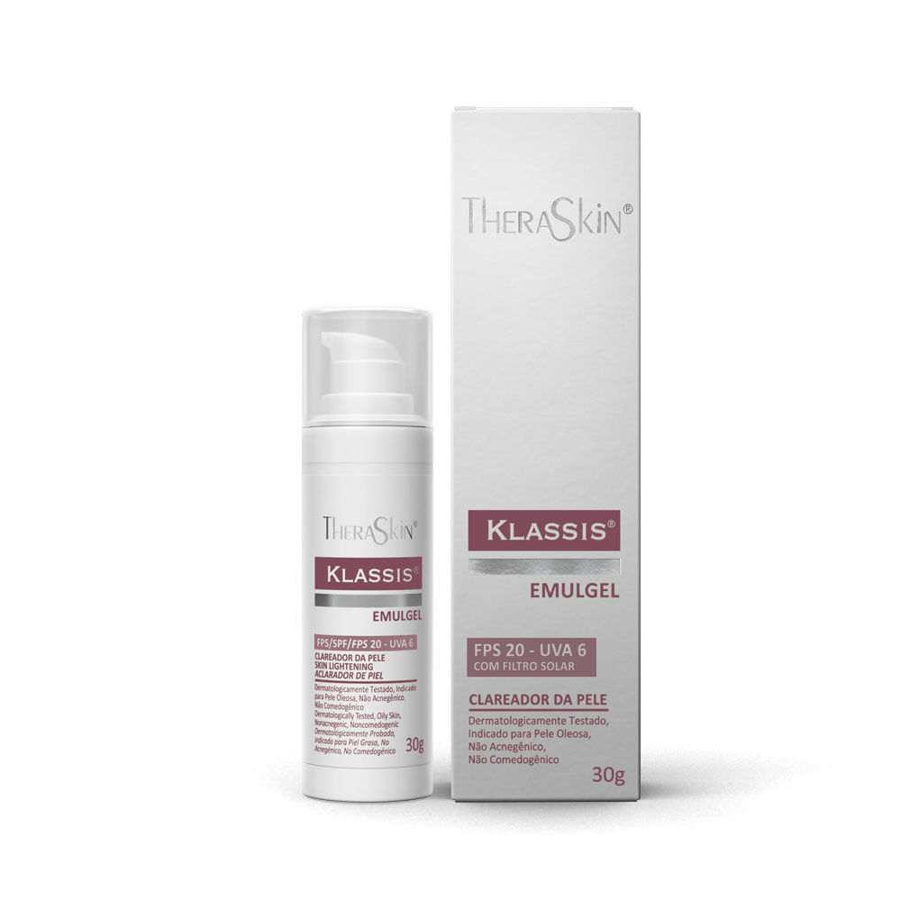Klassis TheraSkin FPS20 Emulgel Clareador 30g