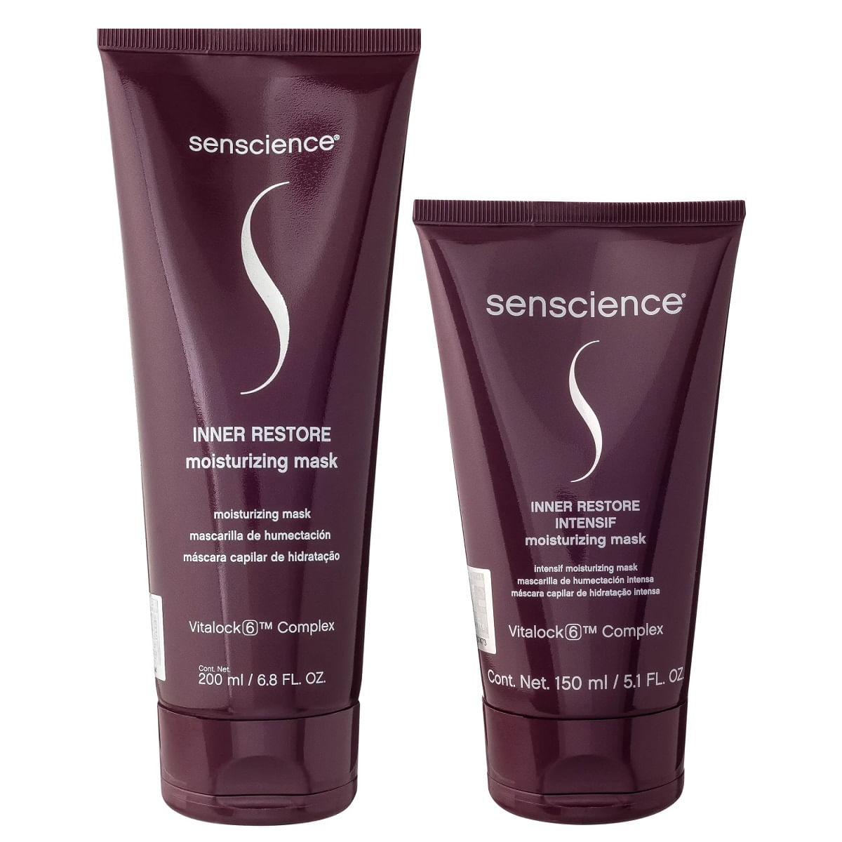 Kit Senscience Inner Intensif 150ml + Inner Deep Moisturizing 200ml