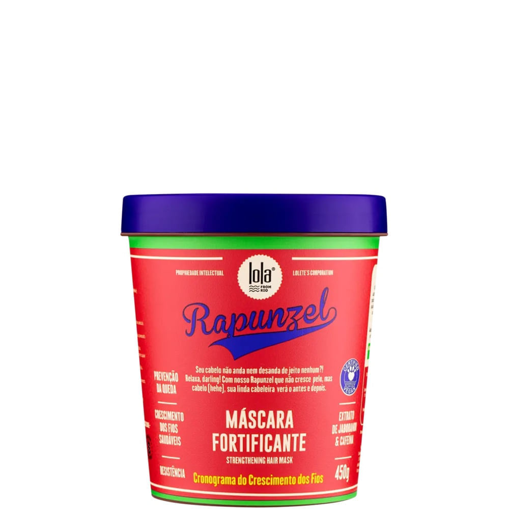 Máscara de Cabelo Fortificante Rapunzel Lola 450g