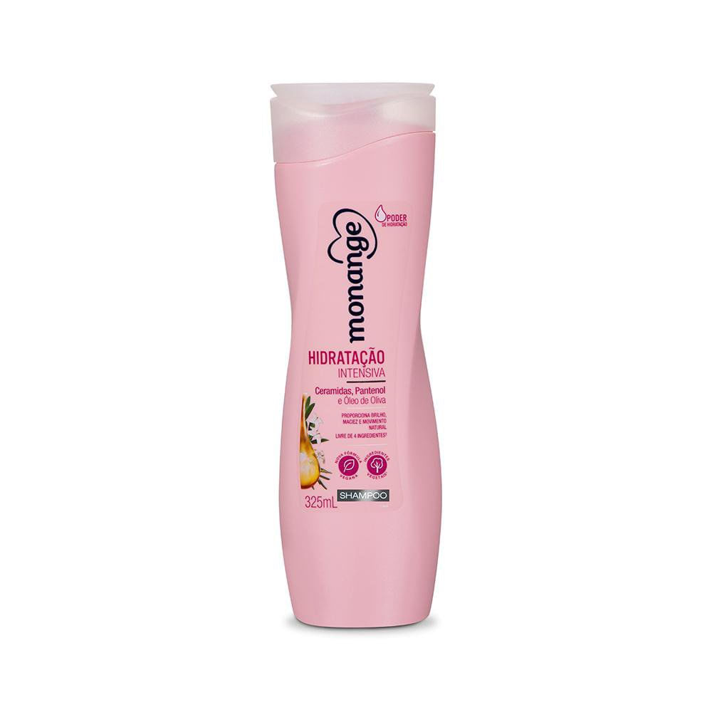 Shampoo Monange Hidratação Intensiva 325ml Shampoo Monange Hidrata Com Poder 325ml