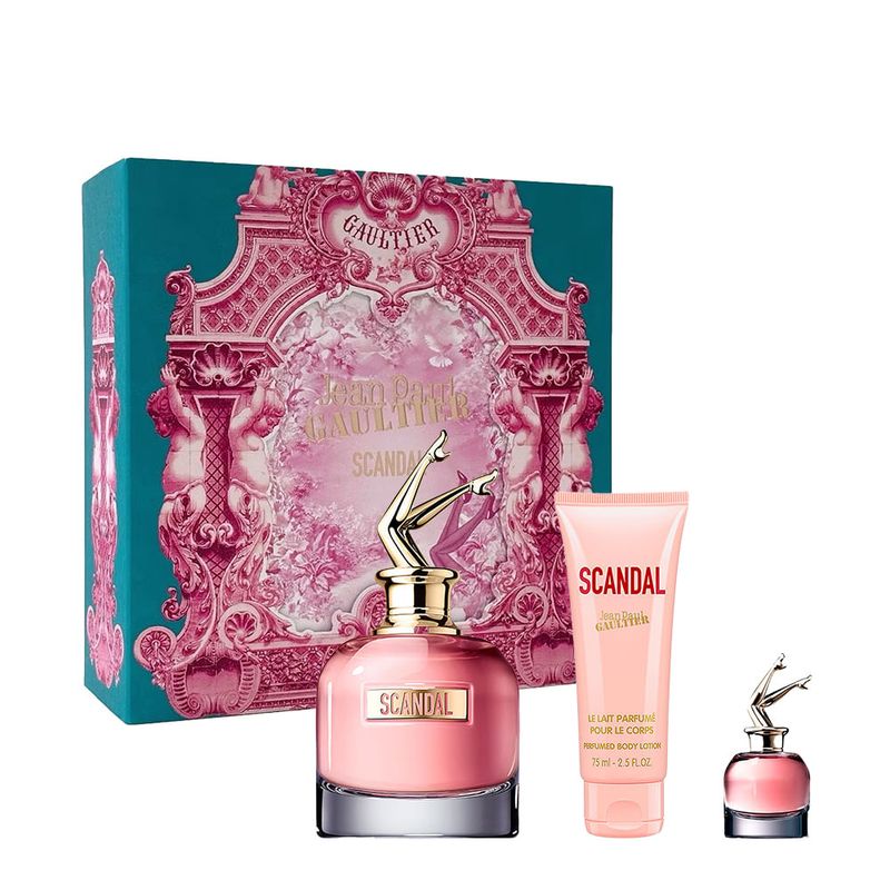 Kit Jean Paul Gaultier Scandal Feminino Edp 80ml + 6ml + Loção