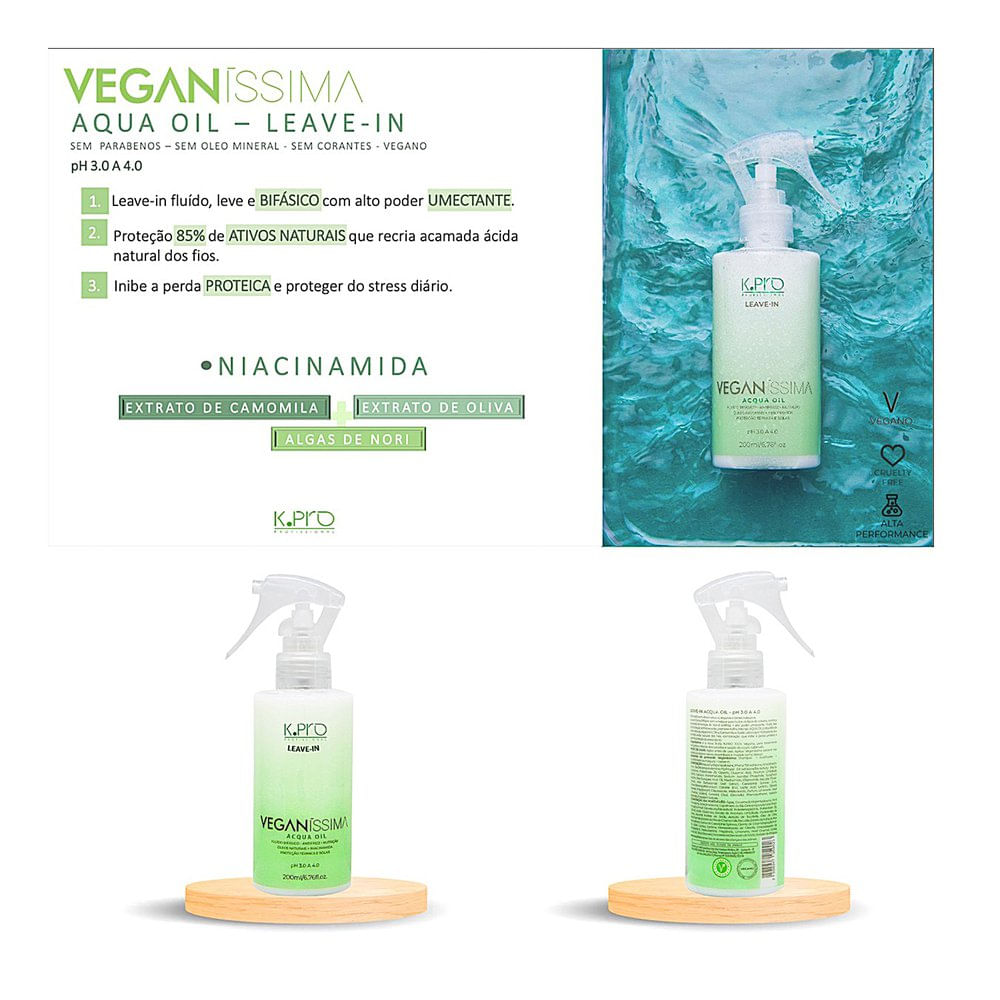 Leave in K Pró Veganíssima 200ml - Época Cosméticos