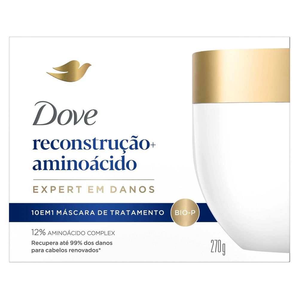 Mascara de Tratamento Dove 10 em 1 Reconstrução 270 g