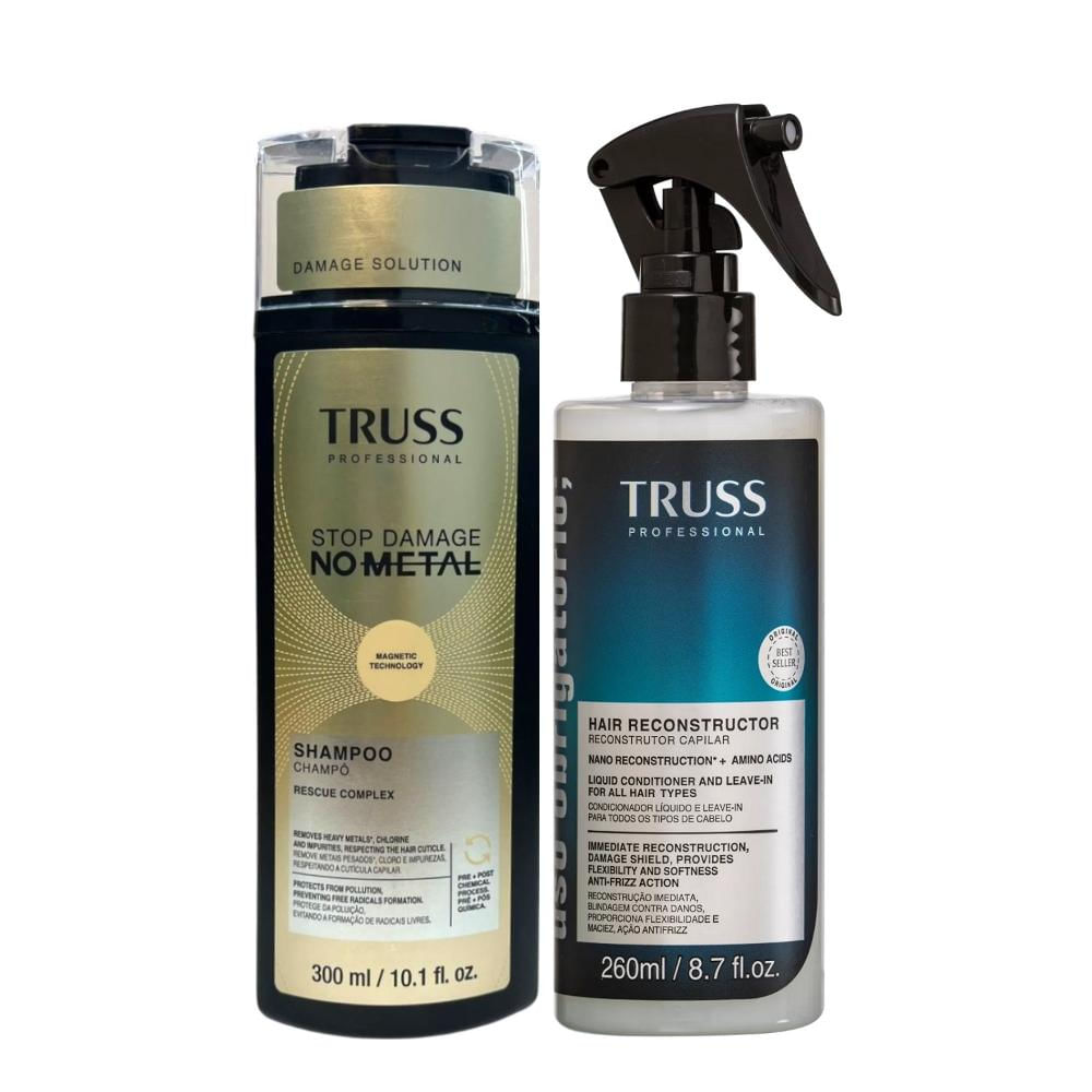 Kit Truss No Metal - Shampoo 300ml + Uso Obrigatório 260ml