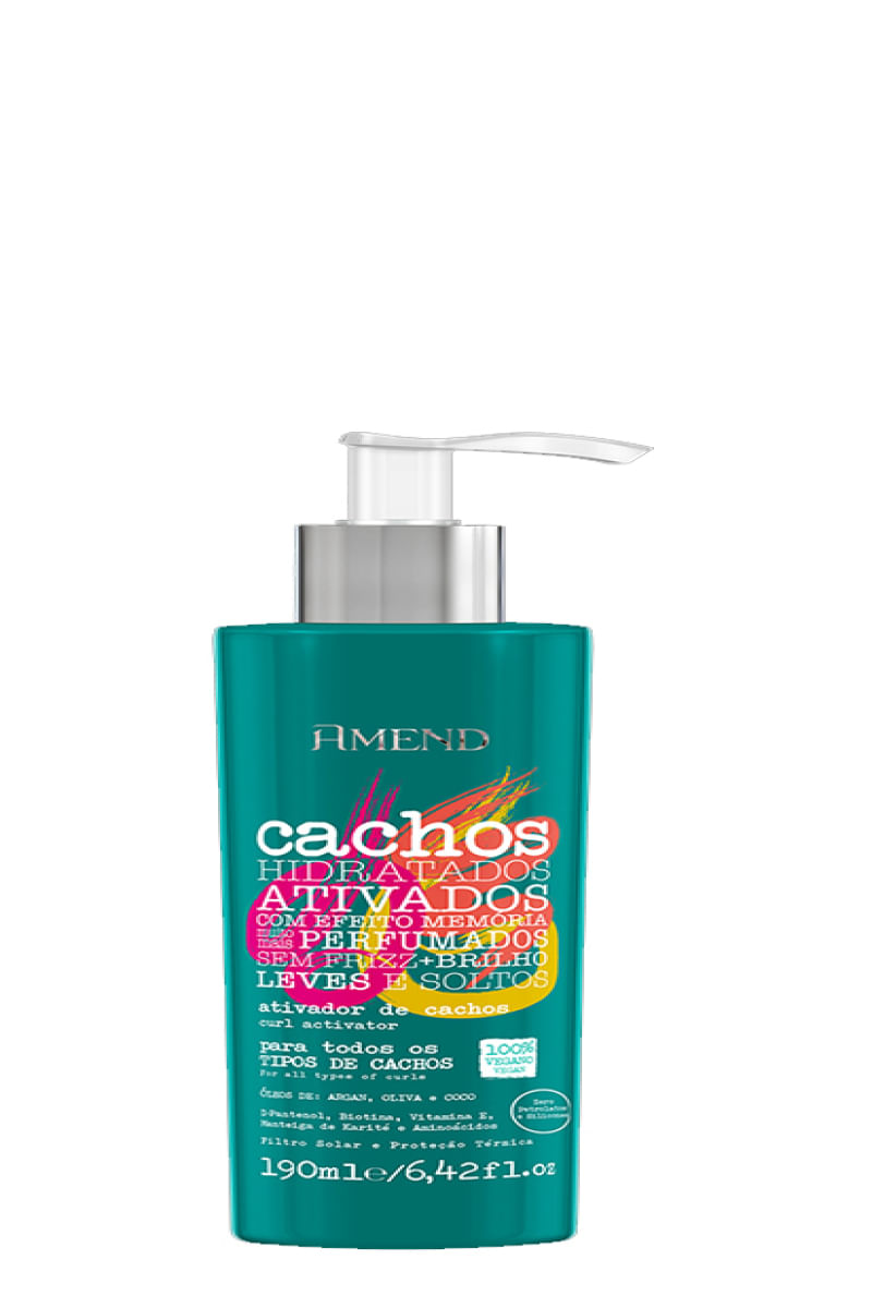 Ativador de Cachos 190ml - AMEND