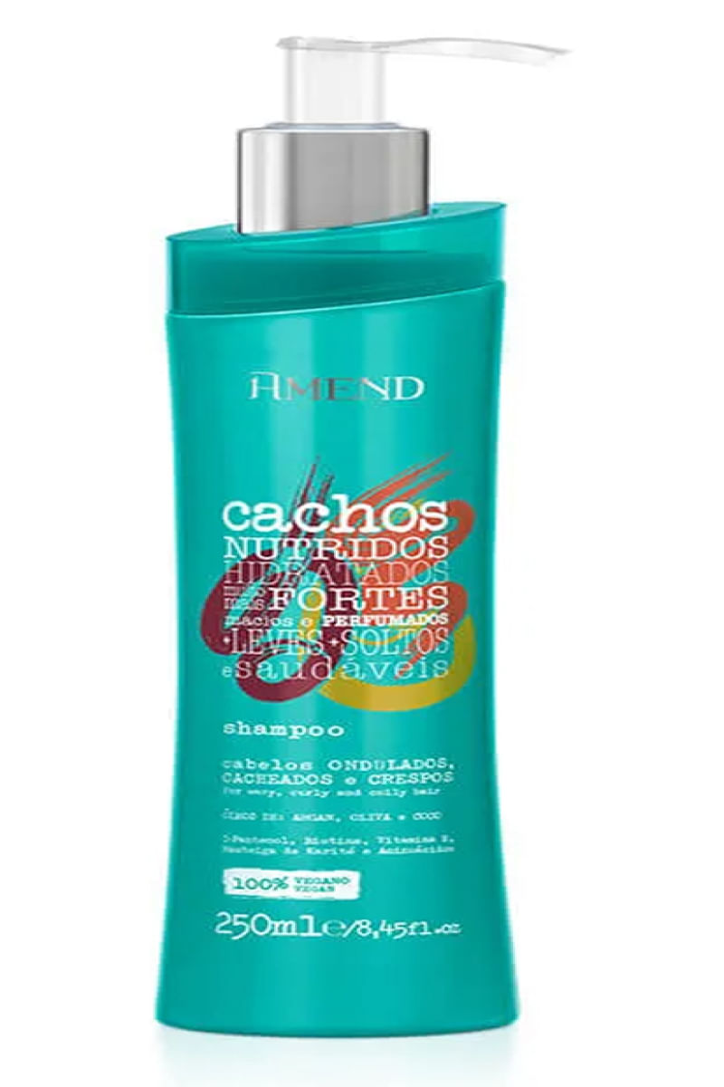 Shampoo Cachos Nutridos 250ml - AMEND
