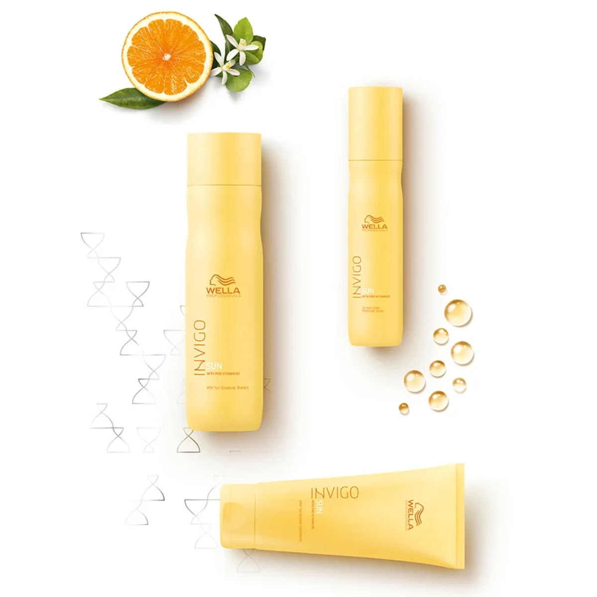 Kit Wella Invigo Sun Shampoo+ Cond+ Leave-In