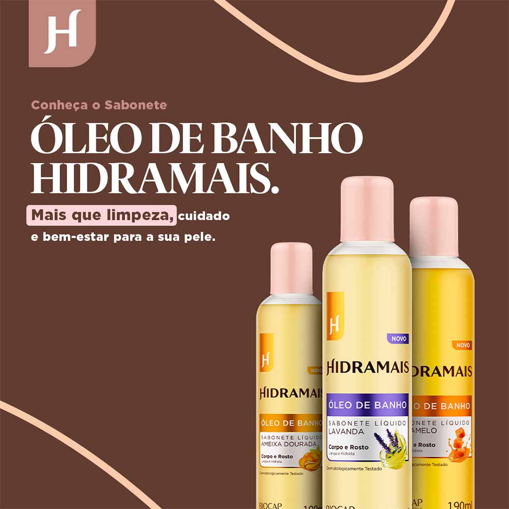 Sabonete Óleo de Banho Hidramais Caramelo - Época Cosméticos