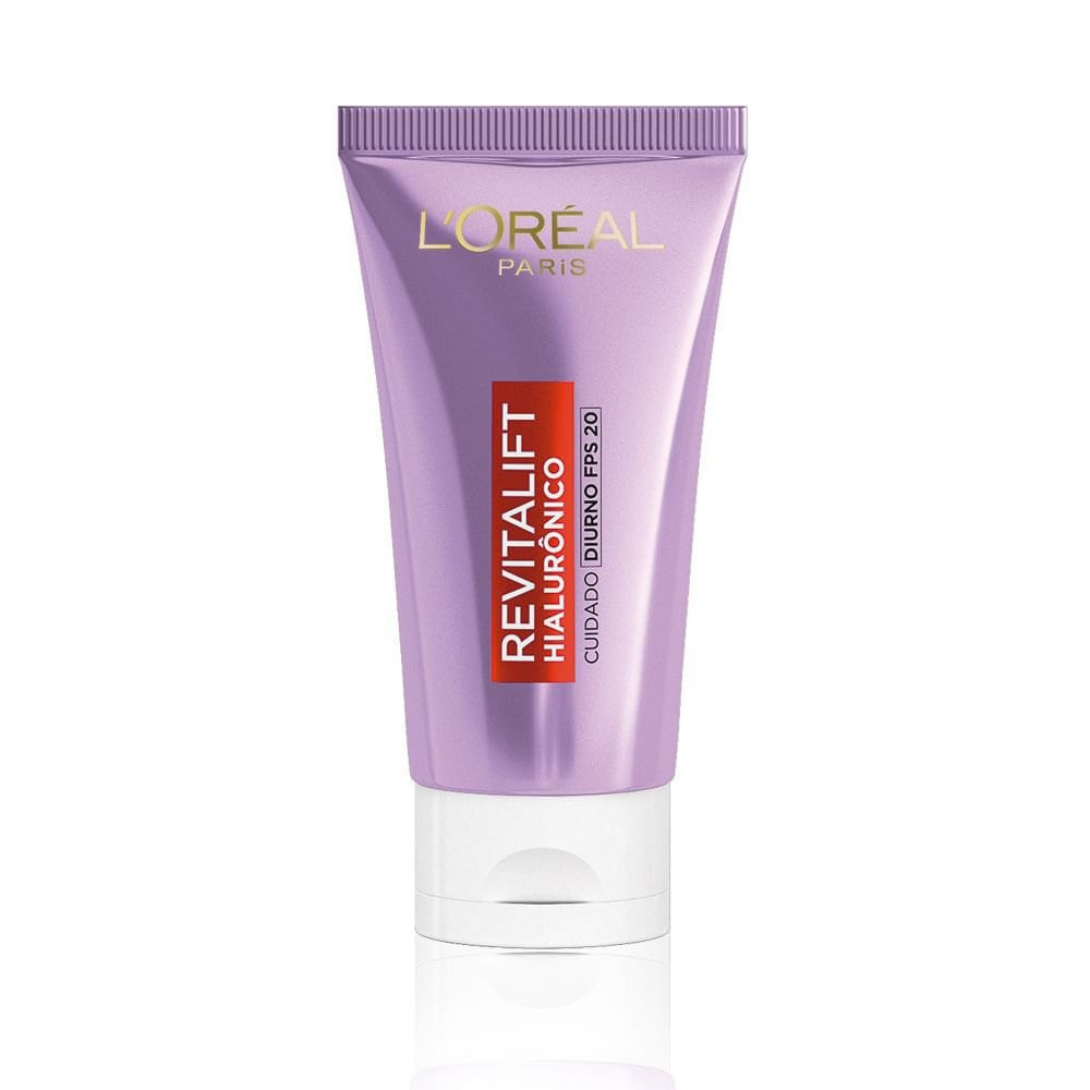 Creme Facial Anti-Idade L'Oréal Paris Revitalift Hialurônico Diurno FPS 20 25g