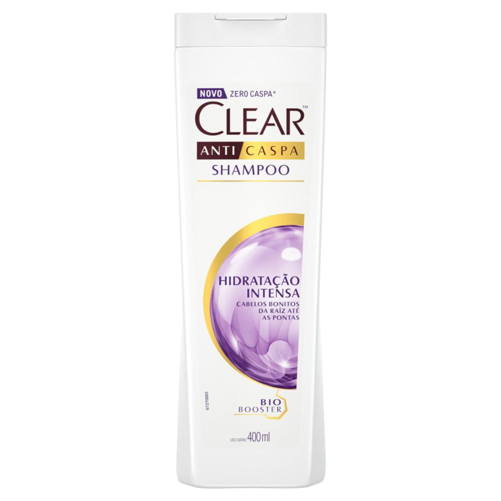 Shampoo Clear Anticaspa Hidratação Intensa 400ml