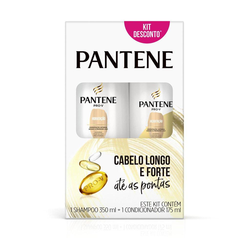 Pack Pantene Hidratação Shampoo 350ml + Condicionador 175ml