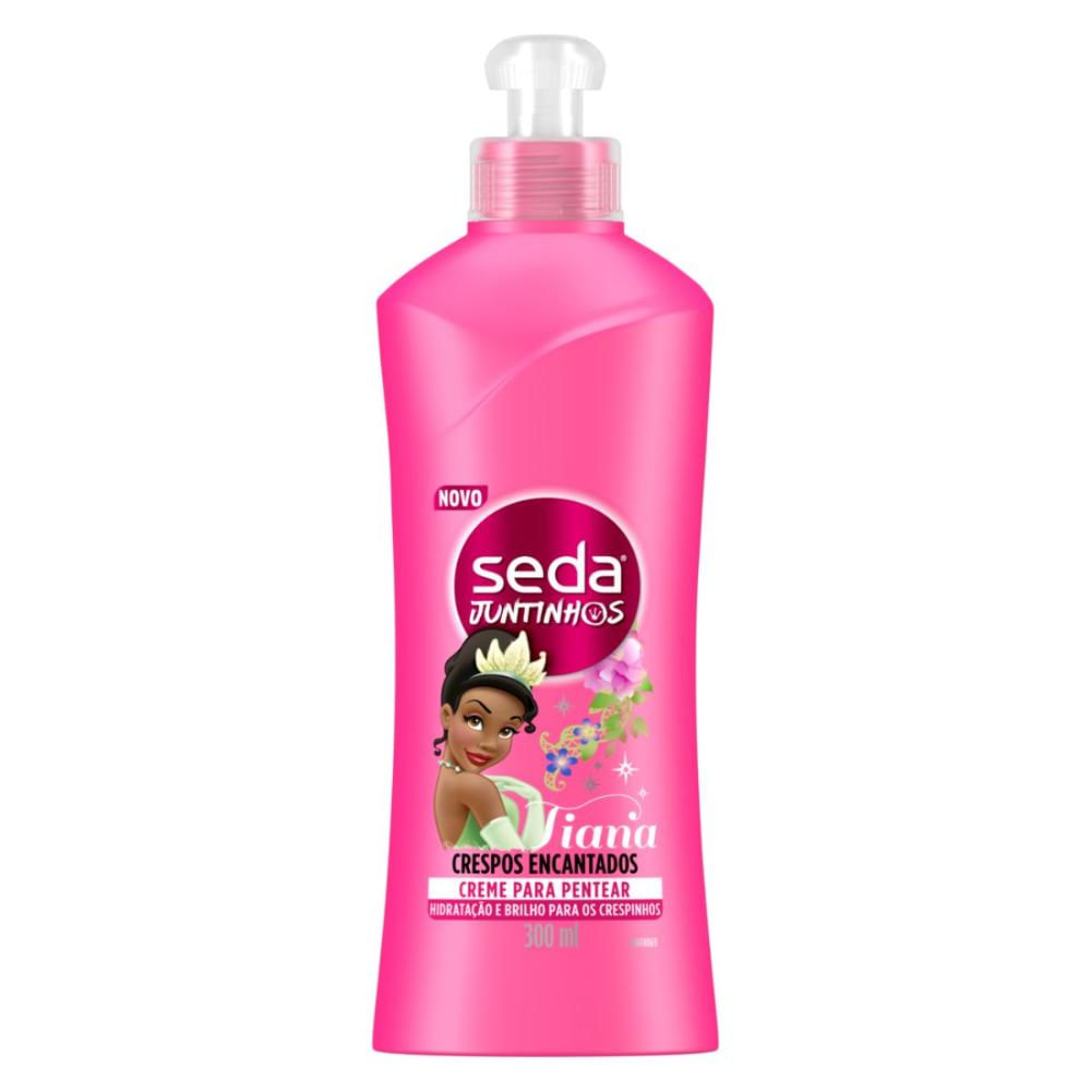 Creme para Pentear Infantil Seda Juntinhos Tiana Crespos Encantados 300ml