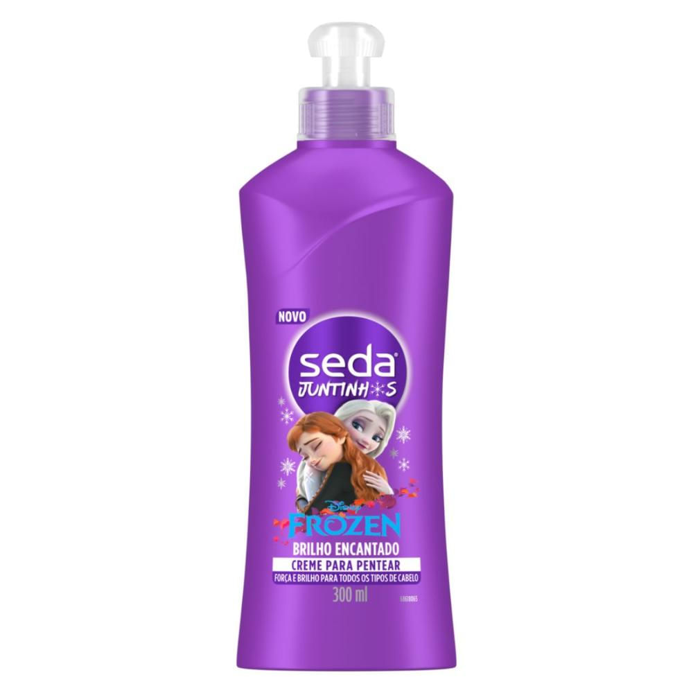 Creme para Pentear Infantil Seda Juntinhos Frozen Brilho Encantado 300ml
