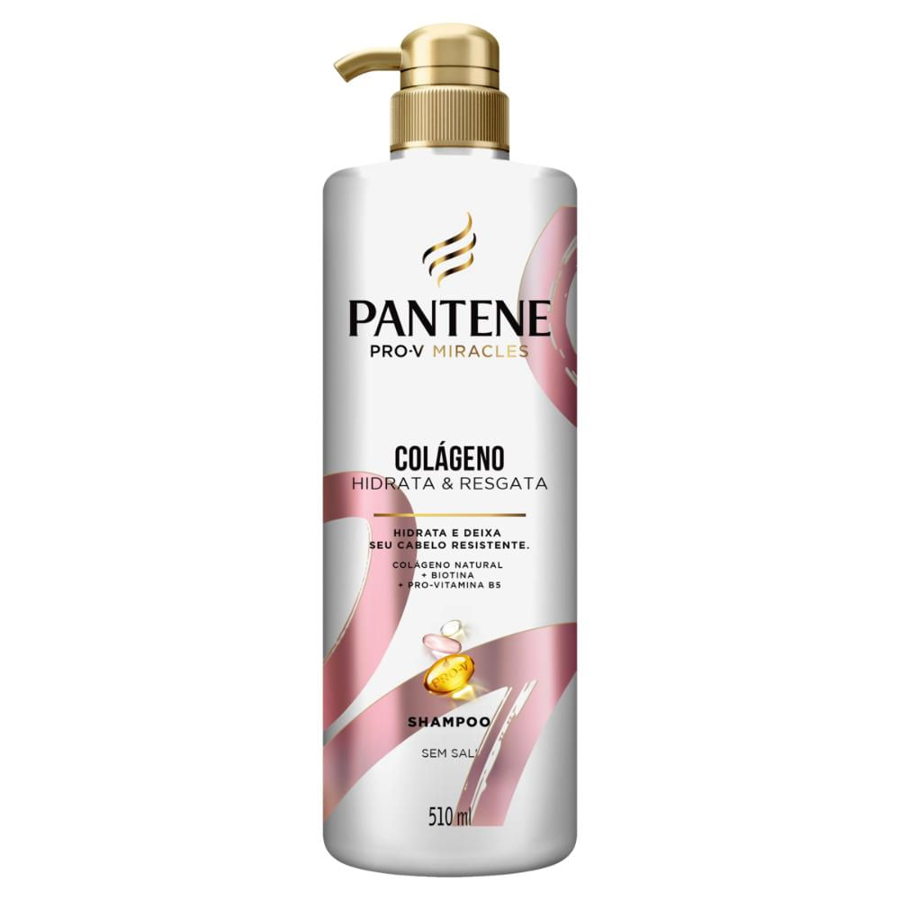Shampoo Pantene Colágeno Hidrata e Resgata 510ml
