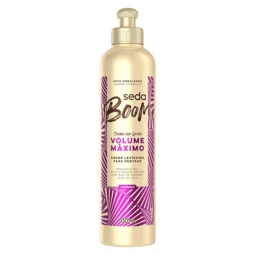 Creme para Pentear Seda Boom Volume Máximo 350ml