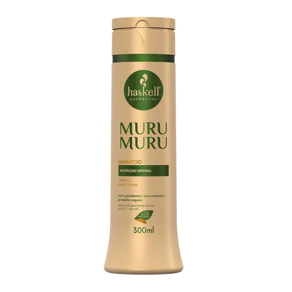 Shampoo Haskell Muru Muru Nutrição Hidratação 300 ml