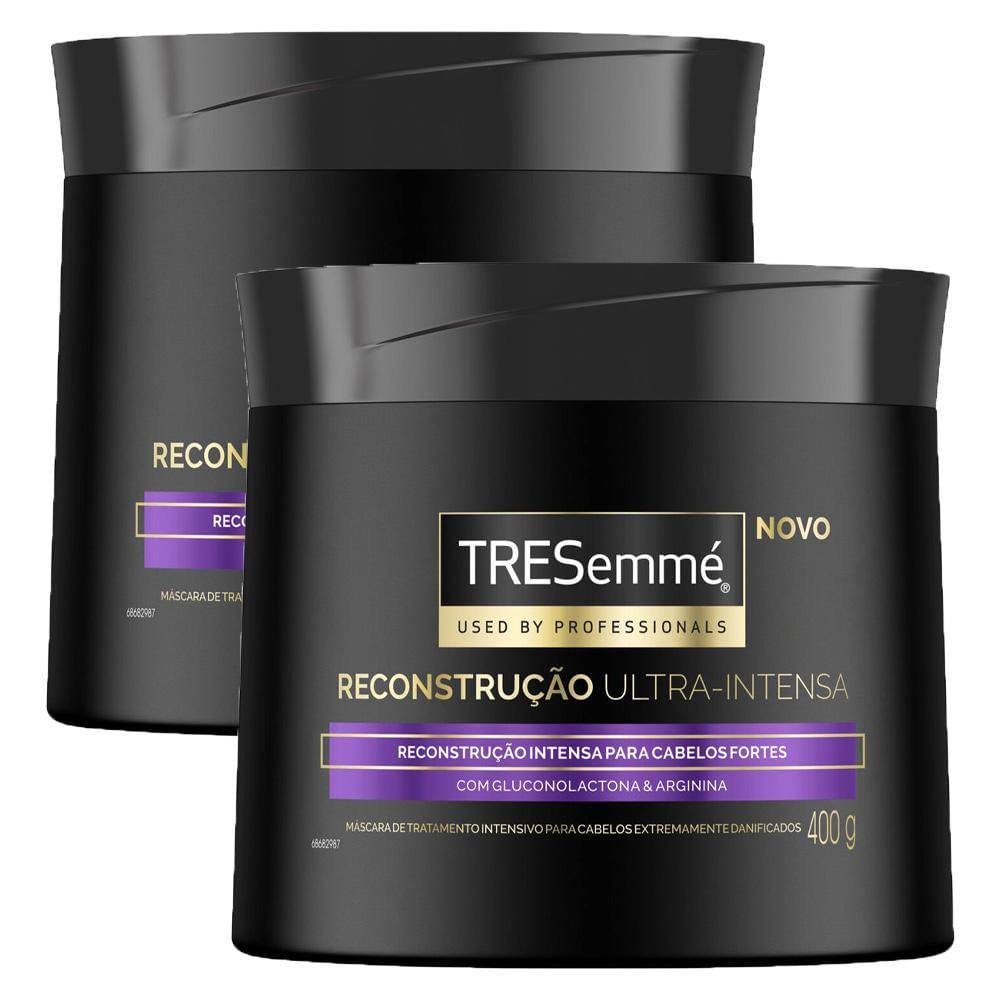 Kit 2 Máscaras de Tratamento Tresemmé Reconstrução e Força 400g cada