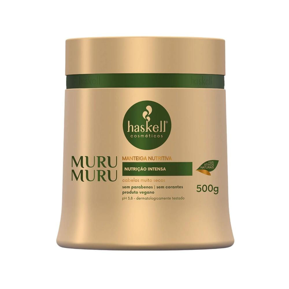 Mascara Capilar Haskell Muru Muru Manteiga Nutritiva 500 g