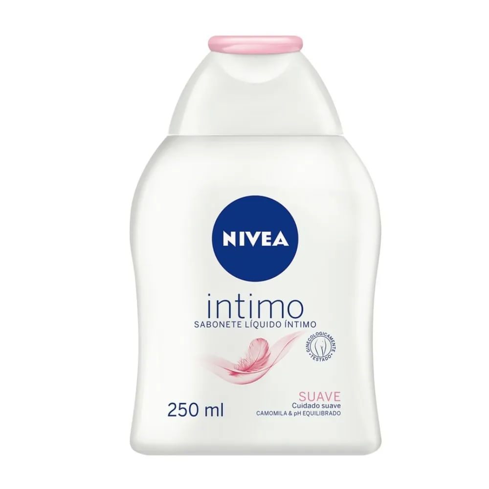 SABONETE LÍQUIDO ÍNTIMO NIVEA SUAVE 250ML