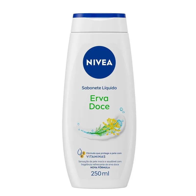 SABONETE LÍQUIDO NIVEA ERVA DOCE 250ML