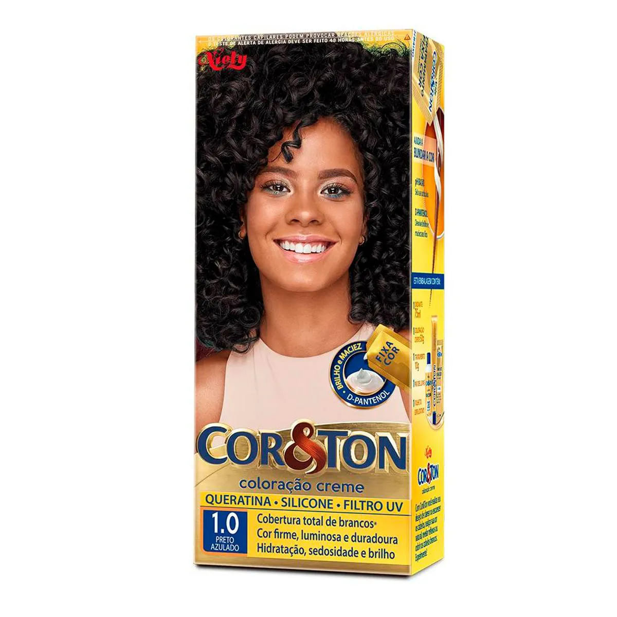 TINT COR E TON 1.0 PRETO AZULADO