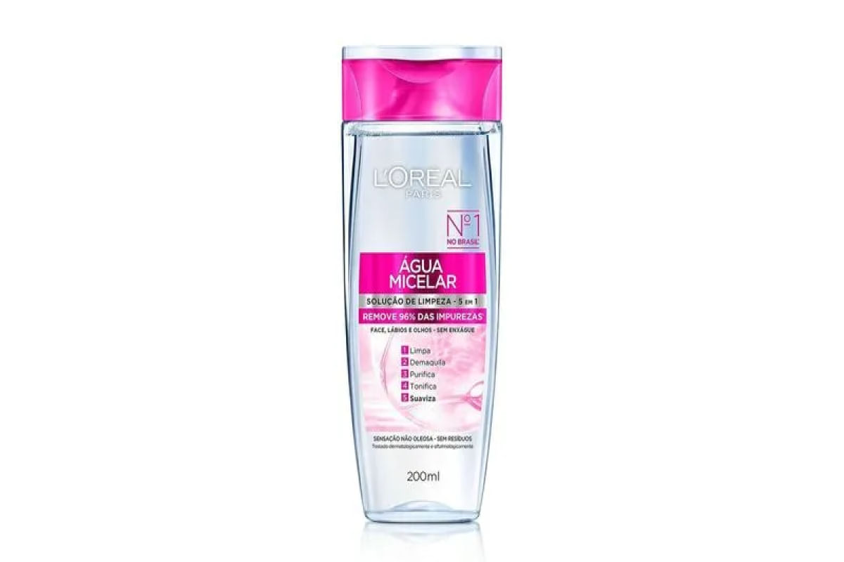 Solução De Limpeza Facial 5 Em 1 L'Oréal Paris - Água Micelar 200Ml