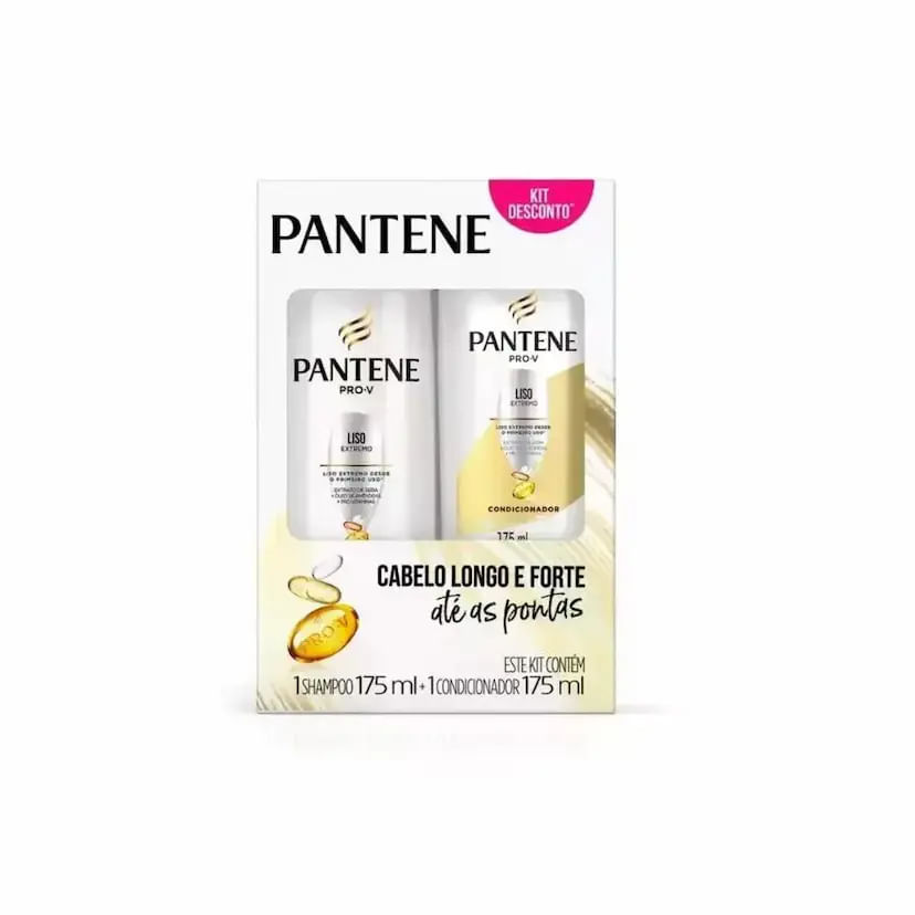 Kit Pantene Liso Extremo Shamp 175ML + Cond 175Ml