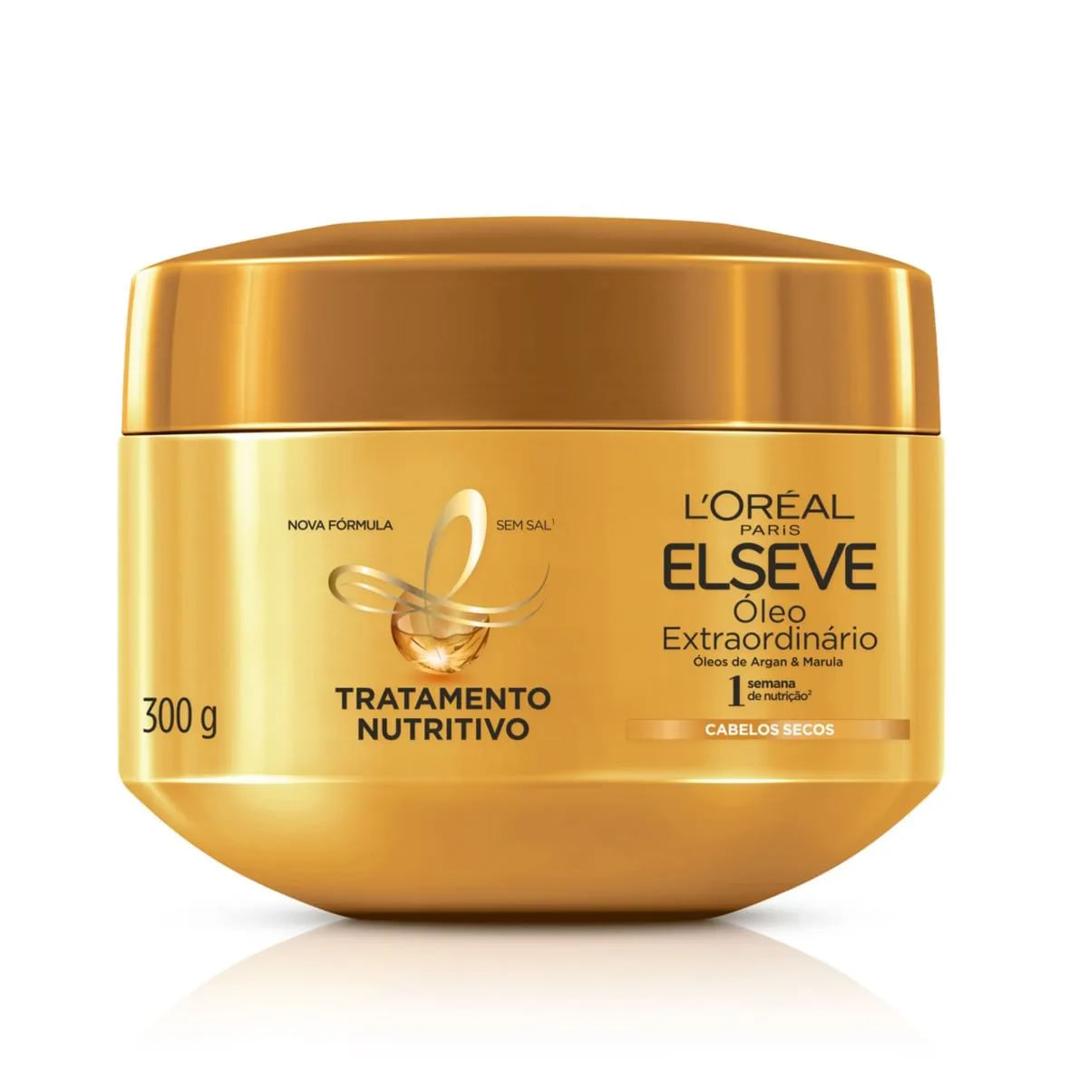 Creme De Tratamento Elseve Óleo Extraordinário Nutrição Intensa Com 300G