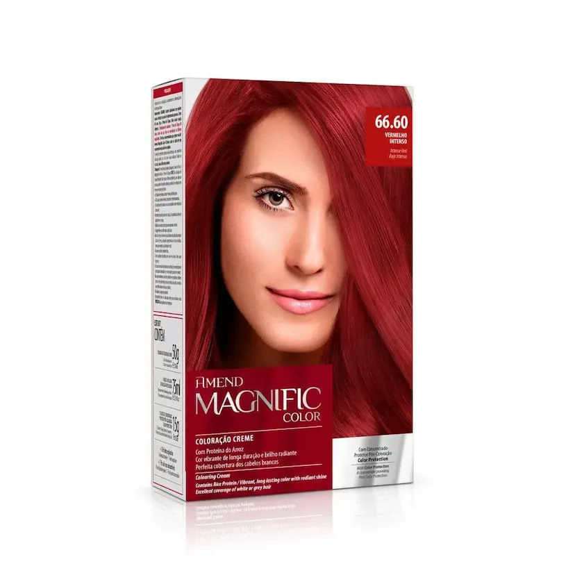 AMEND MAGNIFIC COLOR 66.60 VERMELHO INTENSO - COLORAÇÃO 200G