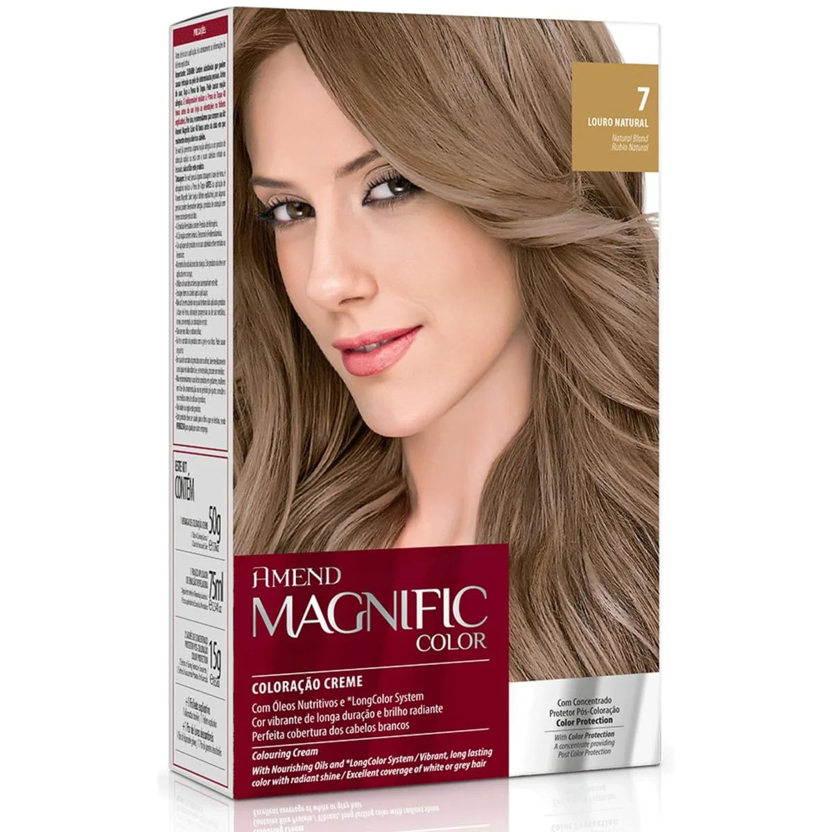 AMEND MAGNIFIC COLOR 7 LOURO NATURAL - COLORAÇÃO 200G