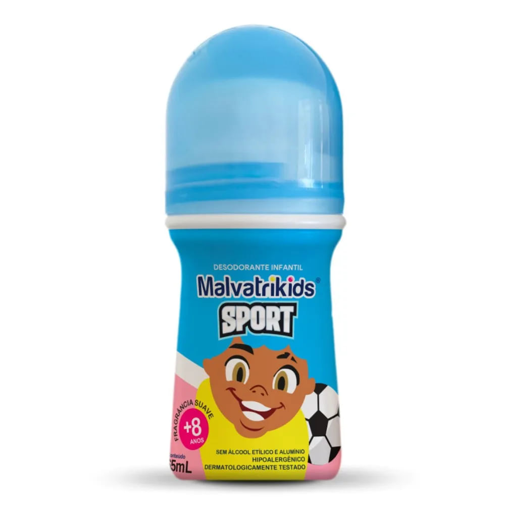 Desodorante Roll-On Infantil Sport Malvatrikids 65Ml