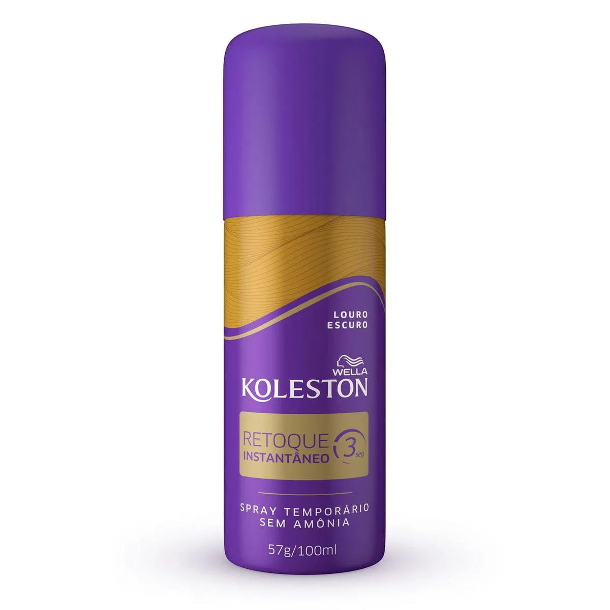 retoque instantâneo koleston louro escuro spray 100ml