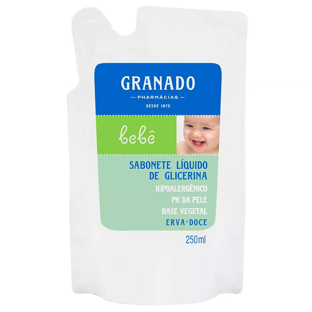 Sabonete Líquido Granado Bebê Erva Doce Refil 250ml