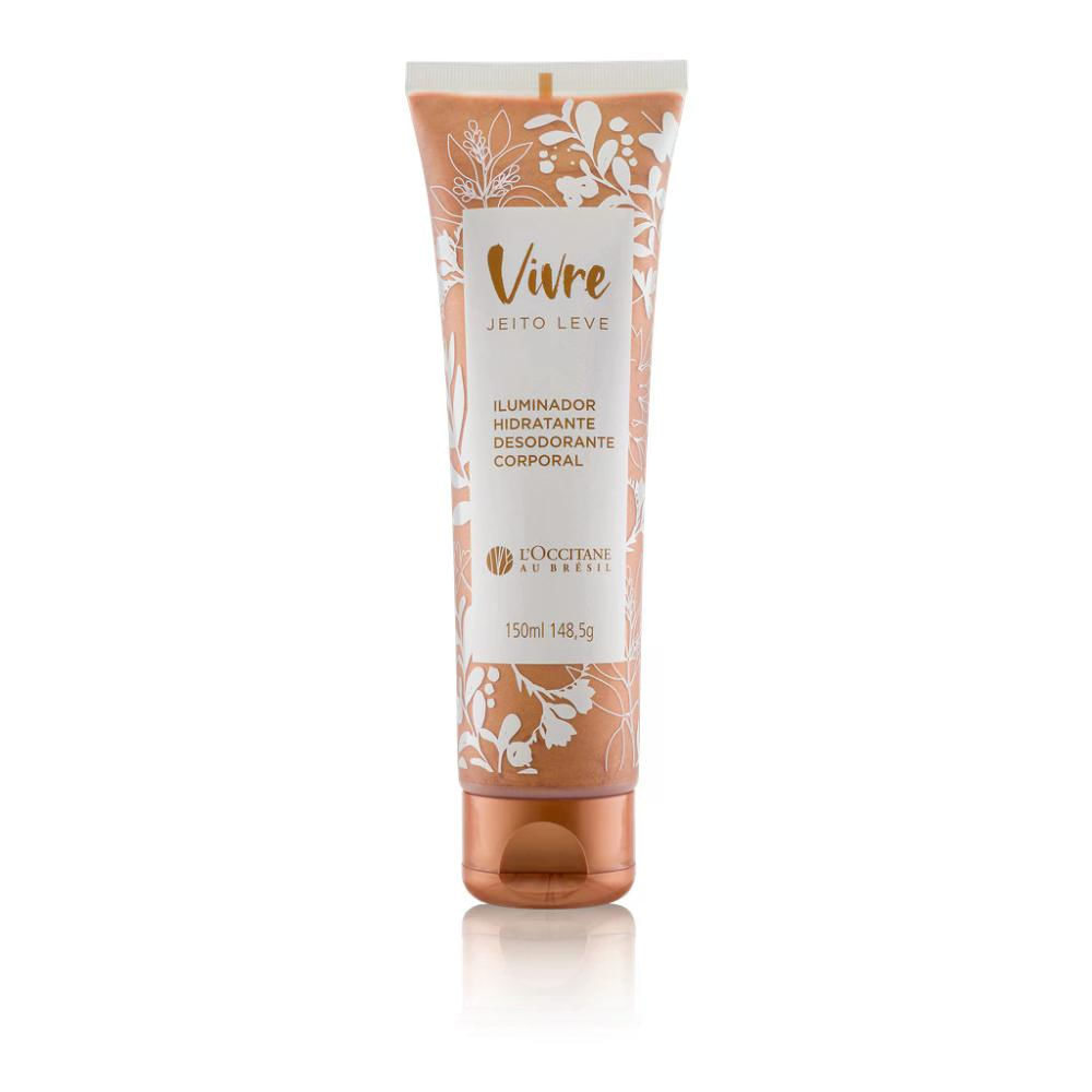 Iluminador Hidratante Desodorante Corporal Jeito Leve L'Occitane Au Brésil 150ml