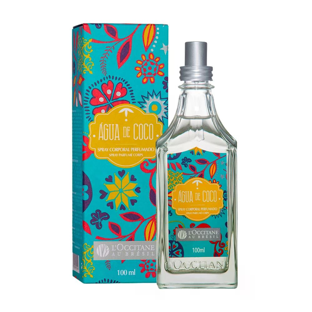 Spray Corporal Perfumado Água de Coco L'Occitane Au Brésil 100ml
