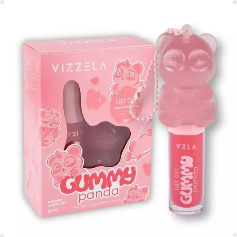 Lip Oil Gummy Panda 6ml - VIZZELA