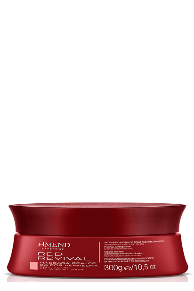 Máscara Realce da Cor Vermelha Red Revival 300g - AMEND