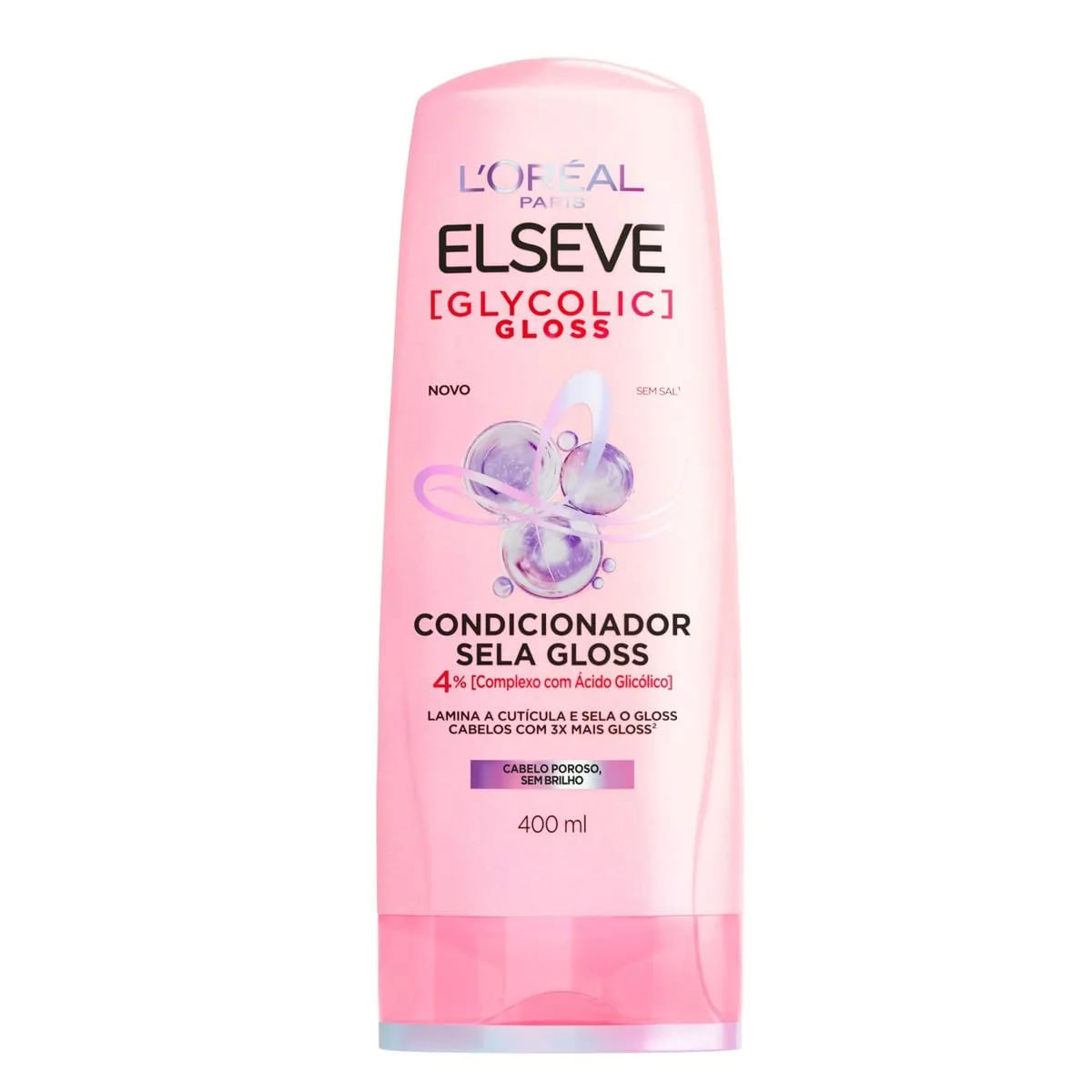 Condicionador Gloss Elseve Glycolic Gloss 400ml