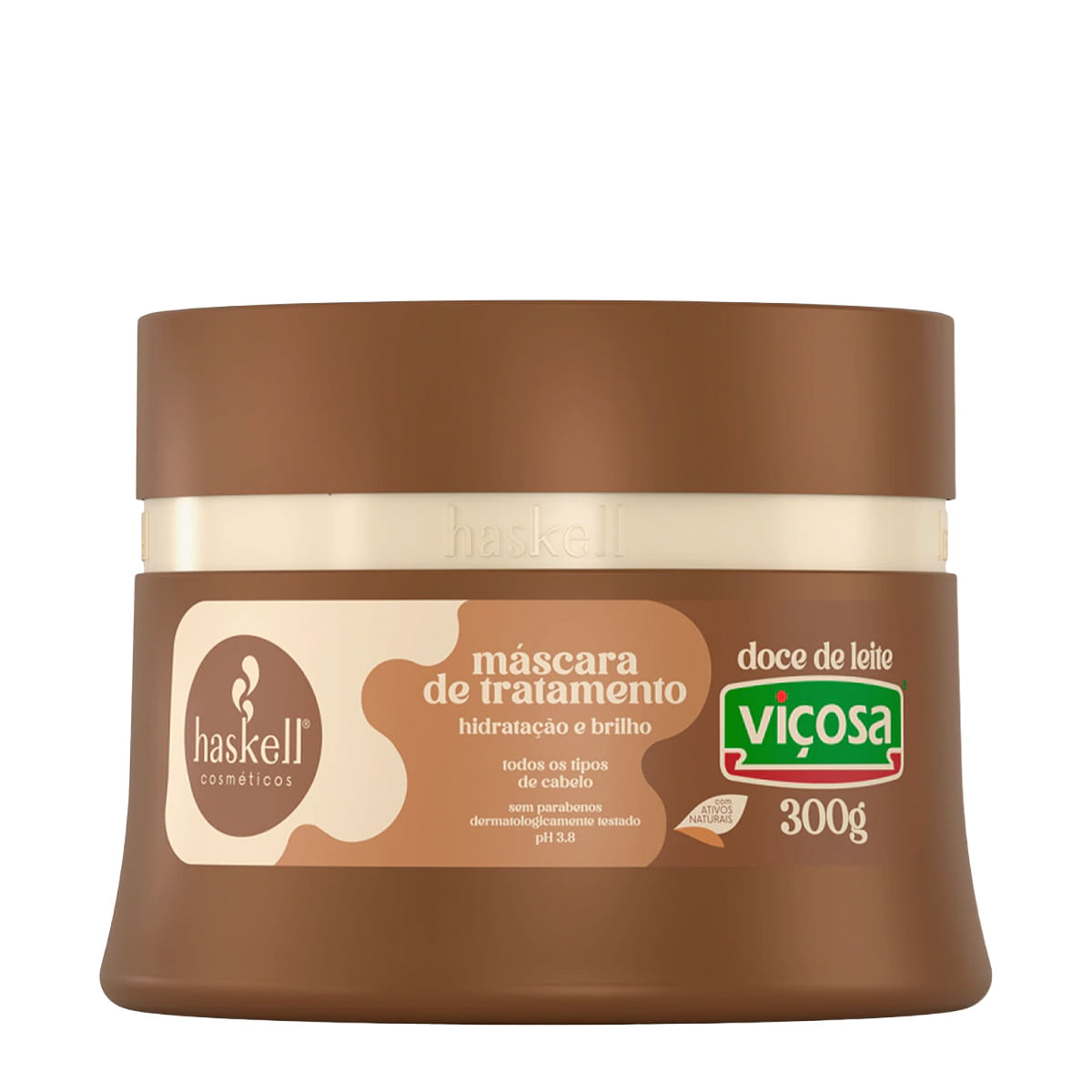 Haskell Doce de Leite Viçosa - Máscara Capilar 300g