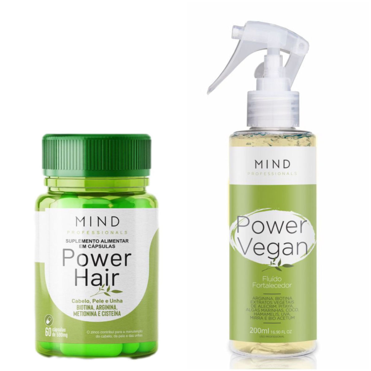 KIT TONICO + CAPSULAS CRESCIMENTO E FORTALECIMENTO MIND