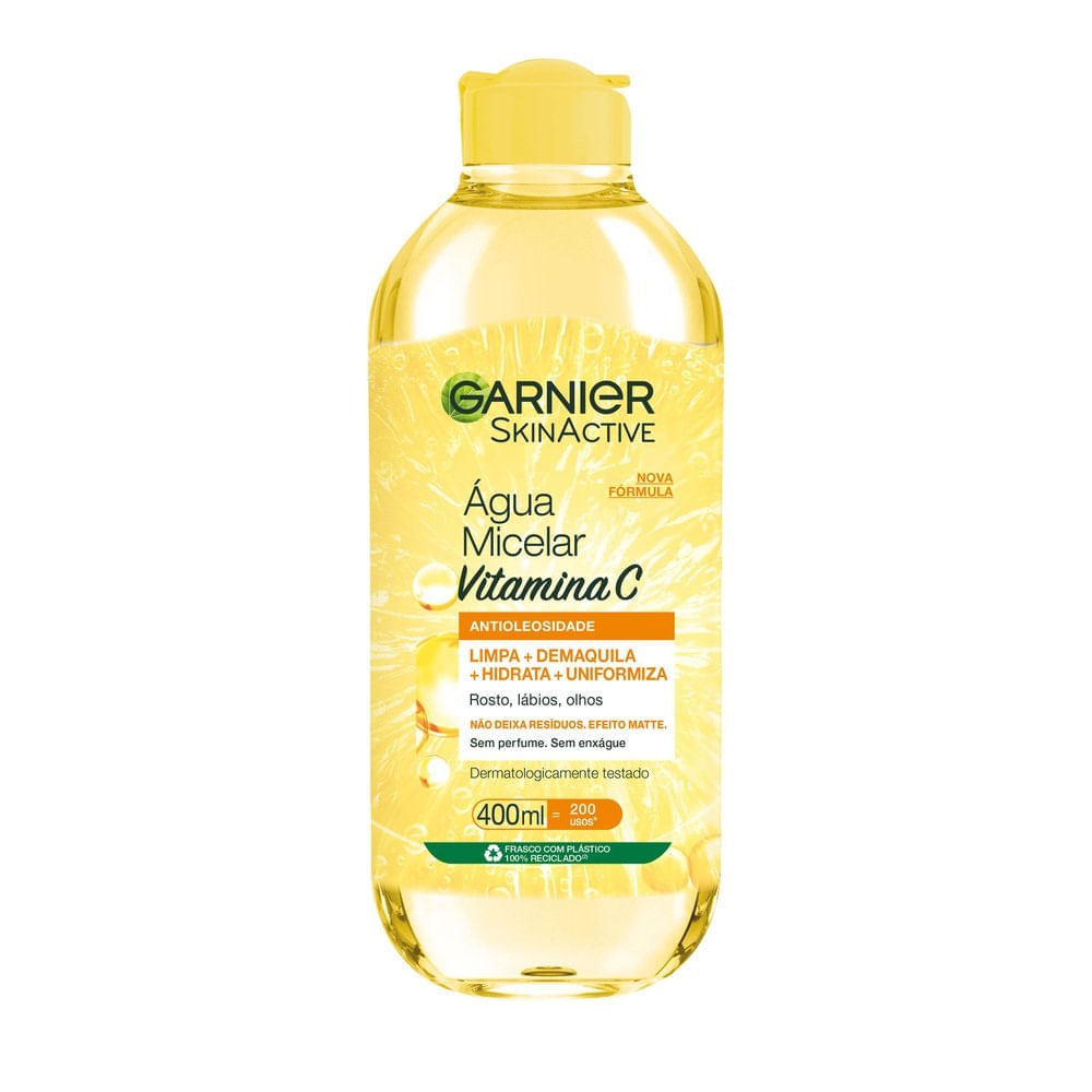 Água Micelar Garnier Skinactive 400ml Antioleosidade