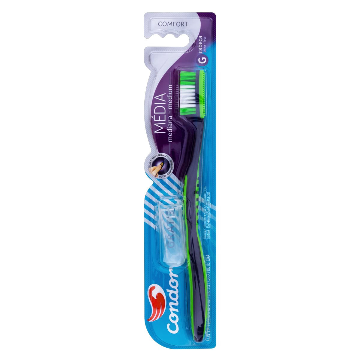 Escova Dental Média Condor Comfort