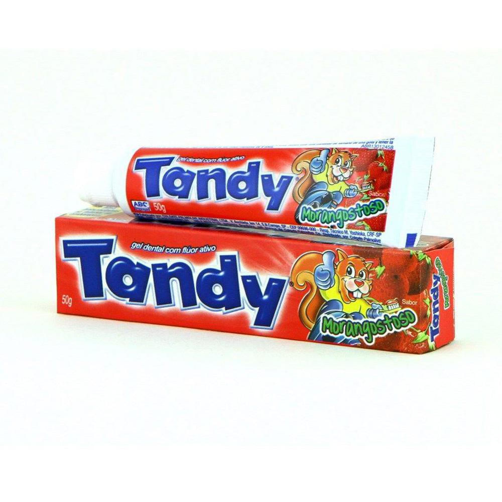 Creme Dental Infantil Tandy Morango Bisnaga 50g