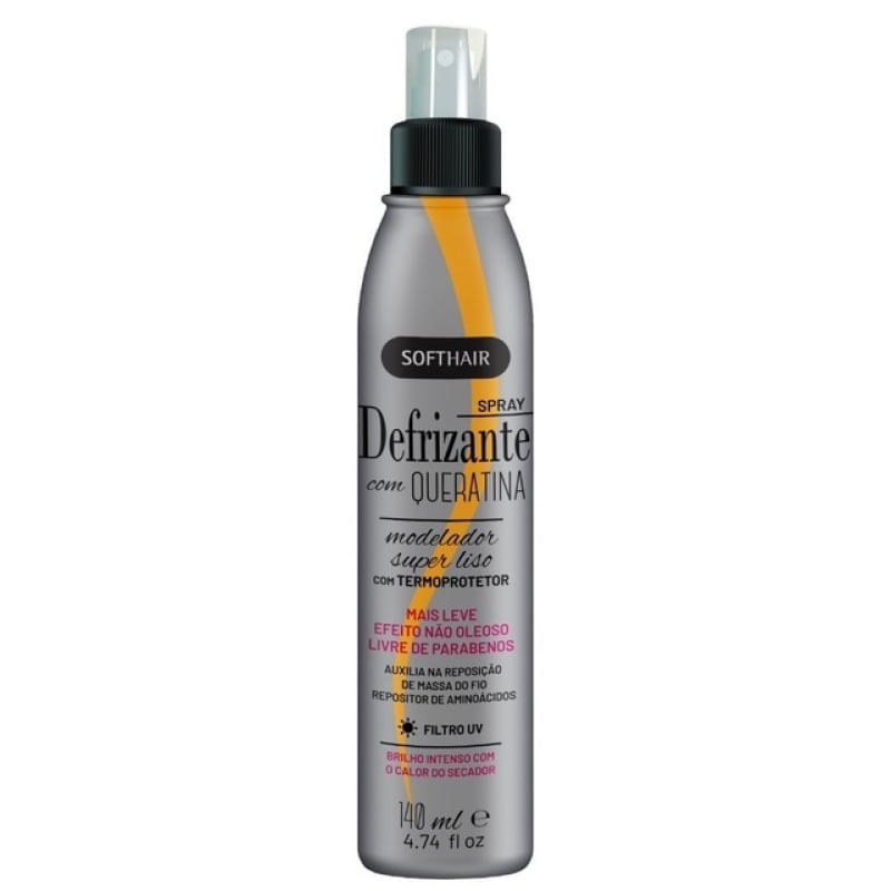 Spray Defrizante SoftHair 140ml Queratina
