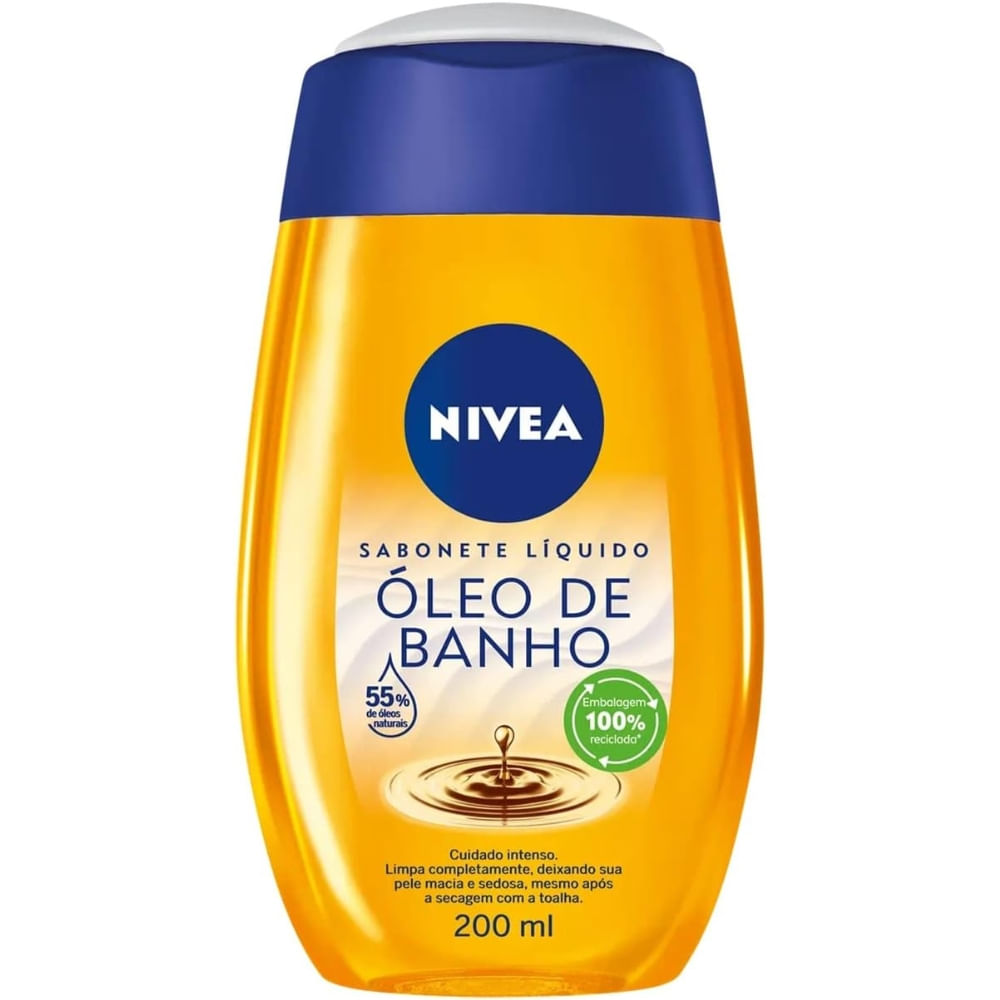 Sabonete Líquido Nivea Óleo de Banho - 200ml