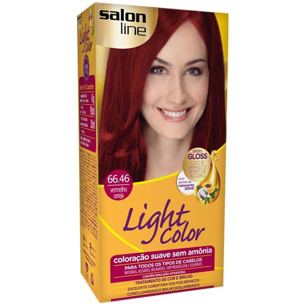 Tintura Capilar Salon Line Light Color 66.46 Vermelho Cereja